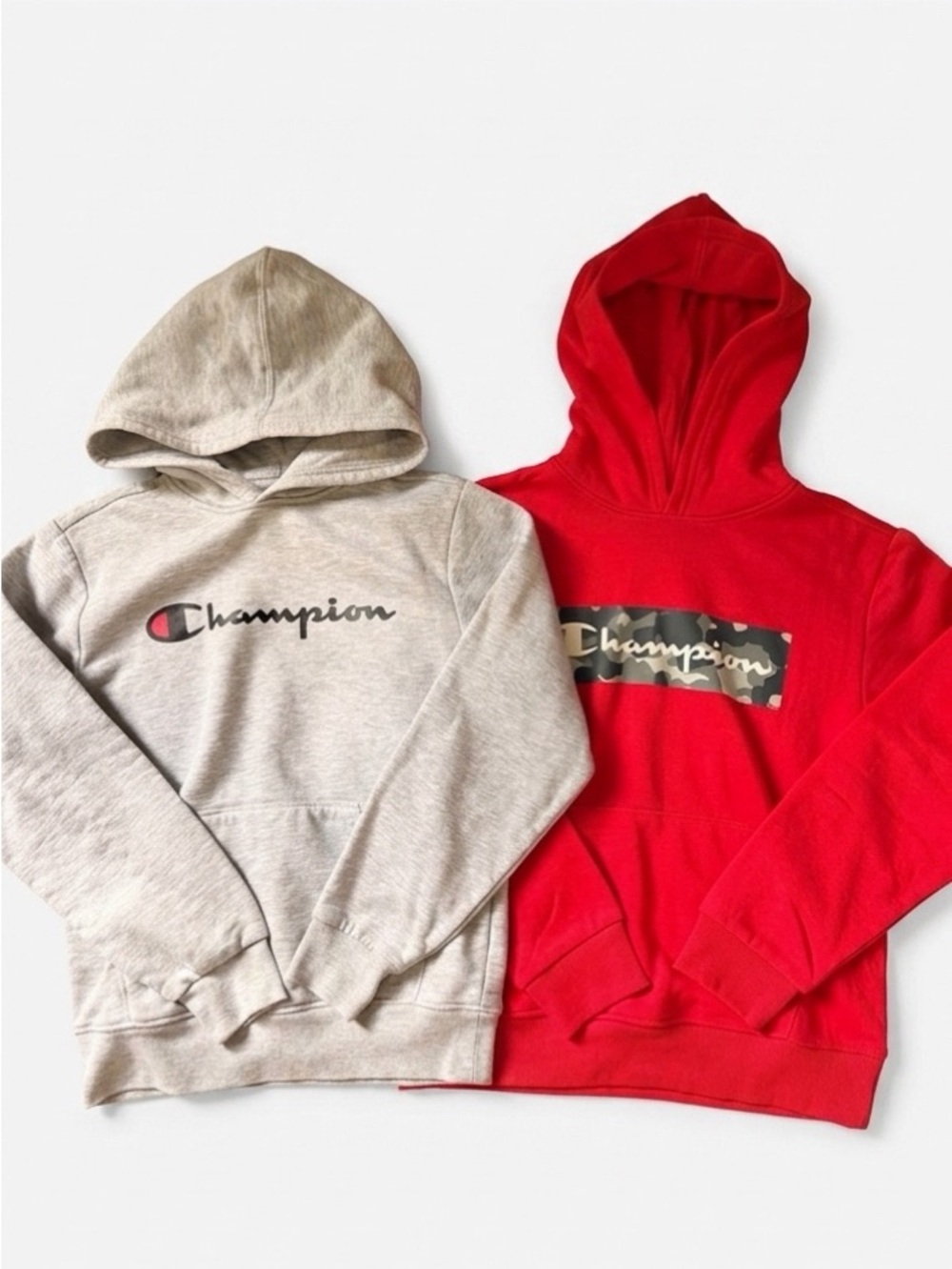 Champion Red and Grey Hoodie Bundle